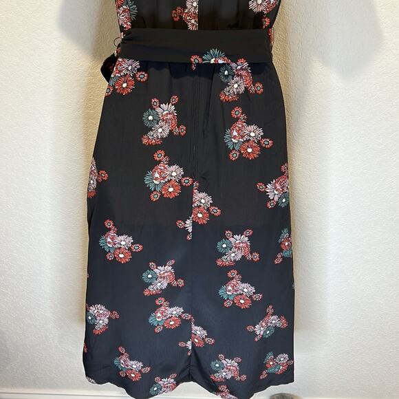 ModCloth Floral Cap Sleeve Wrap Dress Size XS - Picture 10 of 16
